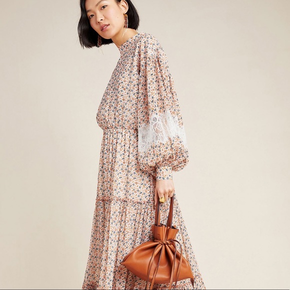 Sachin & Babi Rosalyn Tiered Lace Maxi Dress - Picture 7 of 15